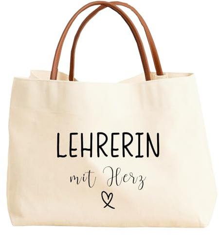 MYHALF Canvas Tragetasche Mama Oma Bride Lehrer Kollegin Geschenk Stoffbeutel Shopper Bag Einkaufstasche Geschenkidee für Mutter zum Geburtstag Muttertag Weihnachten