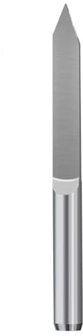 WZFC 4mm Schaft -V -Formschnitzbits CNC Router Bit Flacher Bodenende Für Holzbearbeitung,15dx0.2
