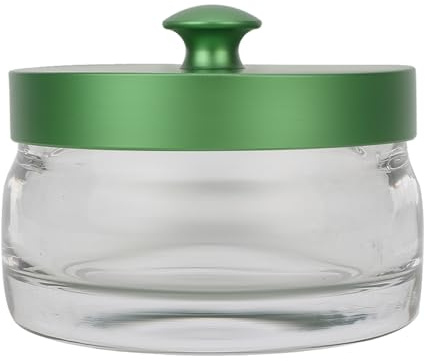 Zonizforceal Watch Movement Cleaning Maintenance Repair Pot, Glass Watch Oil Washing Jar for Watchmakers, Professional Fluid Oil Cleaning Container with Leak - Proof Cover, Durable Glass Materi