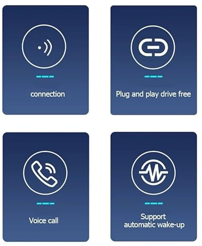Bluetooth 5.0 USB Audio Adapter Transmitter for PS5, PS4, PC, Laptop, Plug and Play, Supports Voice Call and Auto Wake-Up