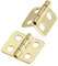 sourcing map 50 Stk. Mini Stoßscharniere Schmuckkästchen Fittings Goldene Ebene 0,5 DE de