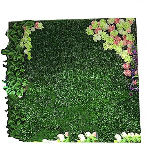 DGLIYJ Artificial Hedge Panel Boxwood Green Ivy Privacy Fence Screening Home Garden Outdoor Wall Decoration Wedding Layout (Color : C, Size : 100x100cm)