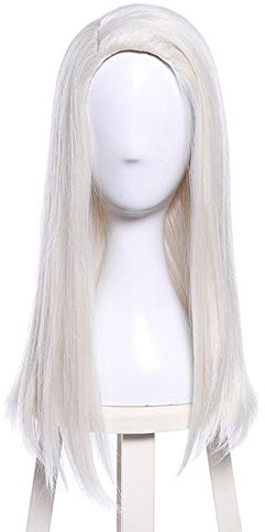 L-email wig Albus Dumbledore Cosplay Wigs Lucius Malfoy Rubeus Hagrid Bellatrix Lestrange Moive Halloween Wig Synthetic Hair 20inches Off white