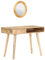 vidaXL Frisiertisch aus Massivholz mit Griff, 100 x 50 x 76 cm