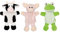 Goki - Handpuppen Kuh Schwein Frosch – Stoff – 50959
