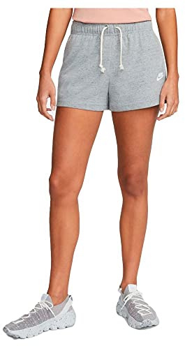 Nike Damen W Nsw Gym Vntg Pe Shorts, Dark Grey Heather/White, S EU