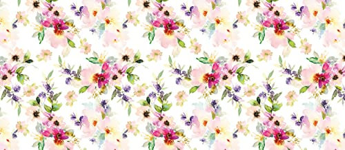 d-c-fix Wachstuchtischdecke PVC-free Spring Blossom - abwaschbar wasserdicht - In- & Outdoor - Wachstuch Plastik-Tischdecke Wachstischdecke Tischtuch - 110 cm x 140 cm eckig