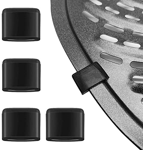 Air Fryer Rubber Bumpers, 4 PCS Air Fryer Replacement Parts Rubber Tips Silicone Rubbers Feet Rubber Tabs Silicone Bumpers Accessories for Power XL Ultrean Chefman Gowise Dash CROWNFUL Air Fryer