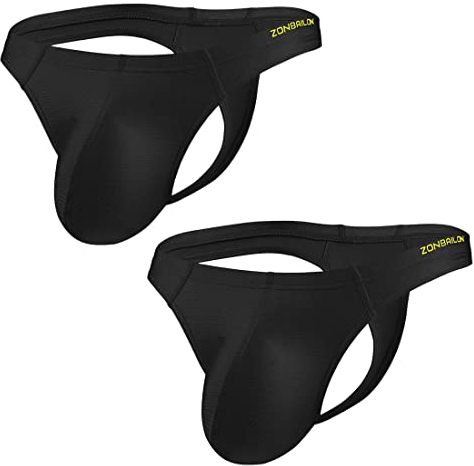ZUOLAIYIN G String Herren String Tanga Herren-Strings Männer Tanga für Großer Beutel Schwarz Sexy Unterwäsche Rot Flieder