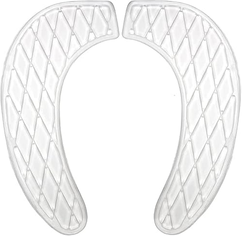 Gel Toilet Seat Cover, Toilet Seat Cushion, Toilet Cover Portable and Washable Toilet Seat Cover Universal, Washable, for Standard U Shape Toilet Seats (Clear)
