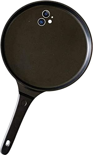 Creative Frying Pan Phone Case, Pan Phone Case Compatible with iPhone, Mobile Protective Cover Phone Accessories (Compatible with iPhone 11)