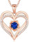 CDE Collana Donna Collana Cuore Argento 925 in Oro Rosa Gioielli Donna 9