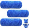 Maxee 300g(3×100g) Samtig Babywolle, Samt Velvet Wolle Chenille Garn, Kuschelweich Chenillegarn, Flauschige Weich Plüschwolle, Häkelgarn Wolle Zum Stricken & Häkeln