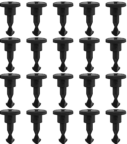 SG Store Lot de 20 vis de Verrouillage en Plastique pour Couvercle supérieur du Moteur N90642001 N90565301 Compatible avec Audi A4 A6 A8