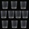 10 Pcs/Pack 30ml Measuring Cups Plastic Graduated Cups Transparent Scale Cups Plastic Clear Epoxy Mixing Cups for Kitchen Cooking Medicine Measure Tool