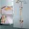 Ensemble de douche antique, ensemble de robinets de douche, laiton antique, rétro, ensemble de douche avec pommeau de pluie, système de douche, robinet nostalgique, ensemble de douche avec douchette à