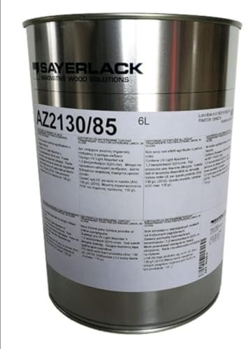 Sayerlack AZ 2130-85 Vernice Finitura Ad Acqua Per Esterno Larice Lt 6 (M² 65)