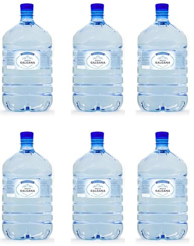 GOVITA - Set da 6 | BOCCIONE d'Acqua Naturale da 12 Litri in Pet monouso con Attacco Standard per Dispenser - BEVERINI CASA E Ufficio - Altezza 45cm (6)