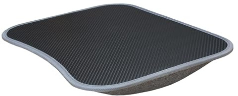1/2-Computer-Schoßschreibtisch – tragbares Laptop-Tablett, geeignet zum Schreiben, gepolsterter Schreibtisch, hitzebeständiger Schoßschreibtisch mit Griff, Kohlefaser-Couch, Schoßschreibtisch, Kissen