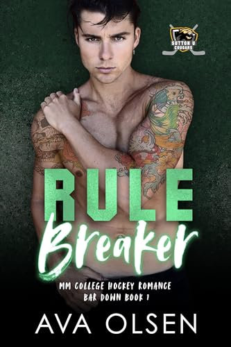 Rule Breaker: MM College Hockey Romance (Bar Down Book 1) (English Edition)