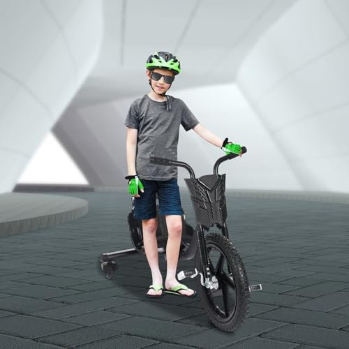 Drifting Scooter Drifter, 360° Pedal-Gokart, Pedal Driftscooter DreiräDer, Dreirädriges Fahrrad, Spielzeug Gokart 3-Rad Fahrrad für Kinder, Tragfähigkeit 80kg