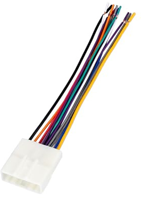 A ABSOPRO 70-7552 Radio Kabelbaum Für Nissan Altima 07-13 1 Set | Für Nissan Versa, Sentra, Pathfinder, NV3500, 370Z, Maxima, Rogue, Farbe Weiß, Material Kunststoff/Metall, 15cm/19cm, 13 Pin