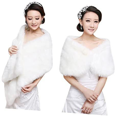 Plüschschal Winter Mottoparty für Hochzeiten, Braut und Brautjungfern
