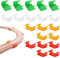 UENXRXE 20 Stück Brückenclip Für Holzeisenbahnen,Gleisverbinder, Eisenbahn Zubehör, Holzeisenbahn Zubehör Adapter Kompatibel Mit Brio, Lillabo, Thomas And Friends, Melissa Uvm(4Farbe)