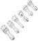 COLLBATH 6pcs Pressure Cooker Vent Tubes Replacement Parts Safety Valves Aluminum Alloy for Kitchen Cookware for Pressure Cooker Replacement Tube Valve