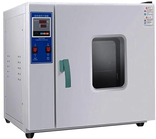 Lab Convection Drying Oven Electric Heating Constant Temperature Blast Vacuum,16L,43L,70L with Vacuum Gauge Digital Controller, 1000W Working Environment : 50-300 ° C