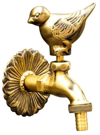 Robinet rétro pour jardin, robinet mural extérieur, robinet antigel, robinet à bec rétro en laiton, robinet à bec extérieur, antique