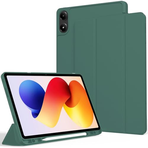zZjoOoj Funda para XIAOMI Redmi Pad 2 Pro (2025) 12.1 Pulgadas,con Funda Ligera Superfina con Función de Despertador/sueño Automático(Verde)