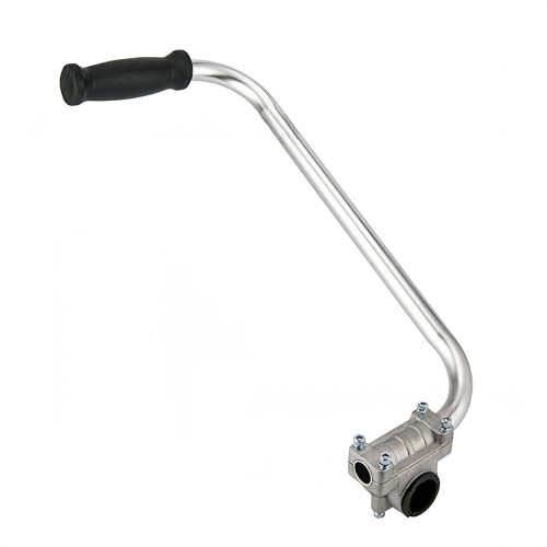 Weed Eater Handle Trimmer Handle,Weed Eater Handle Extension with Bracket Clamp,Ergonomic Trimmer Grip,Weed Wacker Attachments Aluminum Lawn Trimmer Grip for Landscaping,Lawn Care,Comfortable Use
