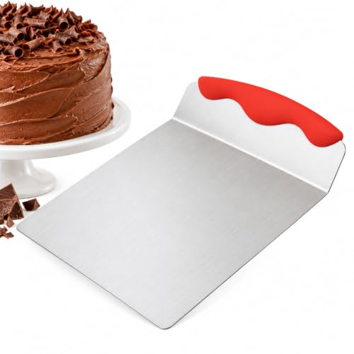Mrs. Anderson’s Baking Giant Layer Cake Spatula, Stainless Steel with Non-Slip Silicone Handle