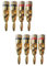 AudioPro Gold Plated 4mm Banana Plugs Pack of 8 4x Red & 4x Black ~ for Speaker/Amplifier Cable