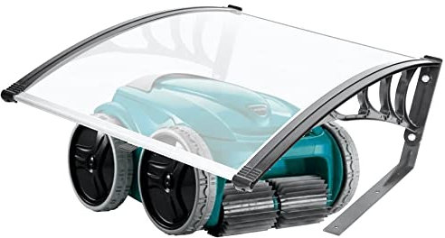 Froadp 103x77x45cm Abdeckungen für Rasenmäher, Mähroboter Garage Dach für Rasenroboter, Automower Carport aus Polycarbonat, Regen- & UV- Schutz Mährobotergaragen Überdachung (Type A)