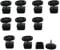 sourcing map Leveling Feet 30 x 30mm Square Insert Adjustable Furniture Leg 10 Sets