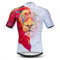 Weimostar Sommer Herren Radtrikot Kurzarm Mountainbike Rennrad Shirt, 3D-Löwe, XL