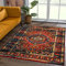 SANAT Teppich Vintage - Modern Teppiche für Wohnzimmer, Kurzflor Teppich in Mehrfarbig, Öko-Tex 100 Zertifiziert, Größe: 120x170 cm