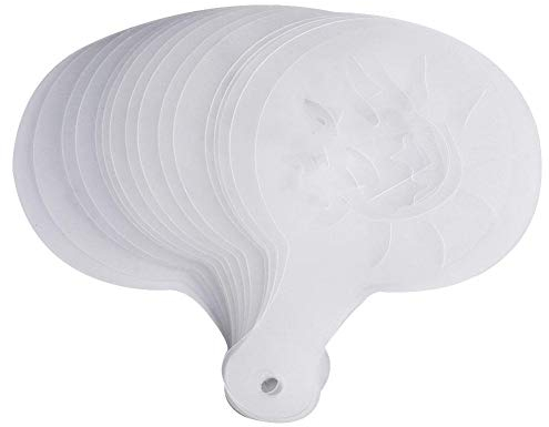 16stk Kaffee dekorieren Schablonen verschiedene Muster Kunststoff Kaffee Schablonen Cappuccino Schokolade Latte Barista Vorlage