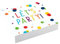 Amscan 9906347 - Servietten Konfetti Let´s Party, 20 Stück, 25 x 25 cm, Mundtuch, Tischdekoration, Geburtstag