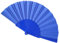 WS UK Fabric Handheld Folding Fan [Dark Blue]