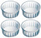 Pyrex Classic Individuals Glass Ramekin High Heat Resistance 10cm Transparent (Pack of 4) (4)