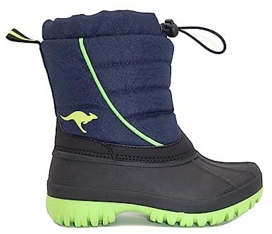 KangaROOS Jungen K-ben Schneestiefel, Blau, 32 EU