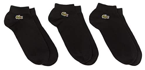 Lacoste Sport Unisex RA4183 Socken, Noir/Noir-Noir, 35/38