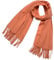 DonDon Schal Damen Winter Wollschal Winterschal groß und flauschig 200 x 70 cm - Orange