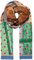 Becksöndergaard Fayette Cowo Scarf in Mehrfarbig - Schal für Frauen aus 90% Baumwolle/10% Wolle mit buntem Punktedruck und Motiv - L:100 x B:200 cm