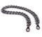 Xiazw Stabil Metall Taschenkette Geldbörsen Riemen Kette Schultergurt Taschengurt Ersatz für Handtaschen 65 cm (Schwarzgrau)