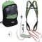 Kratos Safety Absturzsicherung Set nach CE, 10m Auffanggerät, Gurt, Karabiner, Rucksack, Bandschlinge