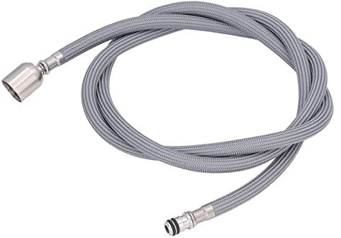 Pull Out Faucet Hose Nylon Braid PVC Shower Hose 1.5m Flexible Faucet Replacement Hose for Kitchen and Bathroom